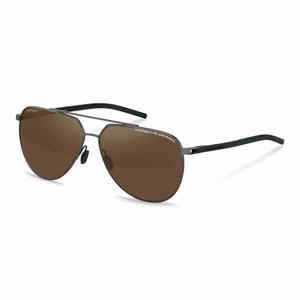 PORSCHE DESIGN P8968 Sunglasses Sun Glasses B442 GUNMETAL-BROWN Authentic New 63
